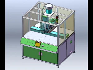 Plastic Hot Melt Embedding Machine 3D Model