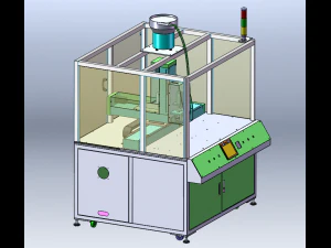 Plastic Hot Melt Embedding Machine 3D Model