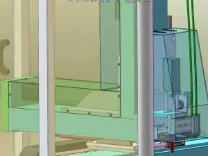 Plastic Hot Melt Embedding Machine 3D Model