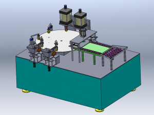 Automatic Locking Cap Assembly Riveting Machine Modèle 3D