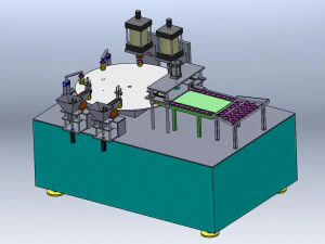 Automatic Locking Cap Assembly Riveting Machine 3D Model