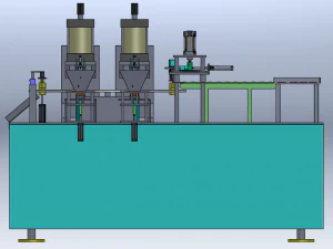 Automatic Locking Cap Assembly Riveting Machine 3D Model