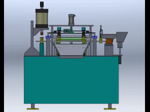 Automatic Locking Cap Assembly Riveting Machine 3D Model