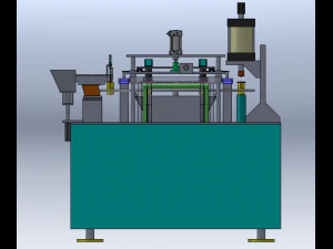 Automatic Locking Cap Assembly Riveting Machine 3D Model