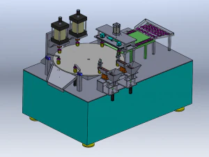 Automatic Locking Cap Assembly Riveting Machine 3D Model