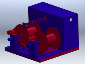 Dual Channel Self-Wrapping Machine 3D Модель