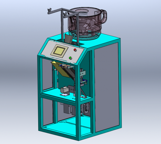 Outer Bag Heat Sealing Vacuum Packaging Machine 3D Model .c4d .max .obj .3ds .fbx .stl .blend 
