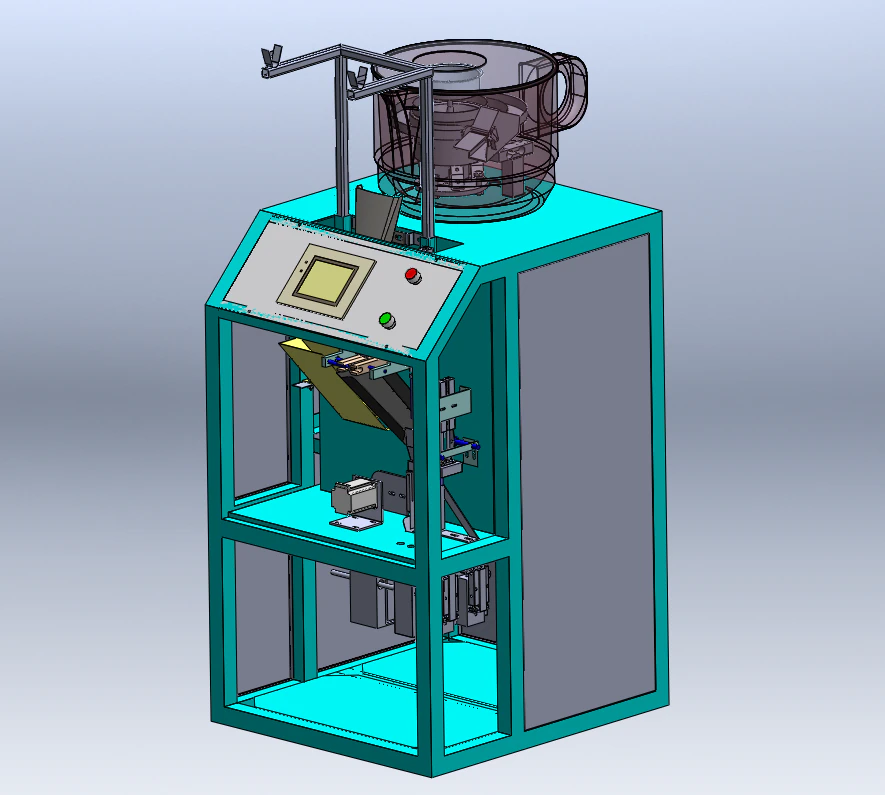 Outer Bag Heat Sealing Vacuum Packaging Machine 3D Model .c4d .max .obj .3ds .fbx .stl .blend