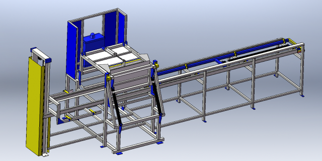 Fully Automatic Hot Foil Stamping Machine Model 3D .c4d .max .obj .3ds .fbx .stl .blend 