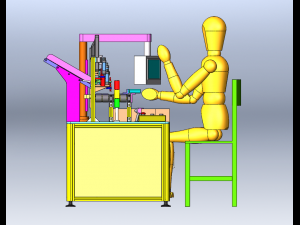 Paper Bag Pagination and Packaging Machine 3D 模型