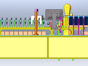 Paper Bag Pagination and Packaging Machine 3D Model