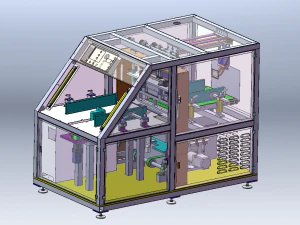 Diaper Packaging Sealing Machine 3D Model