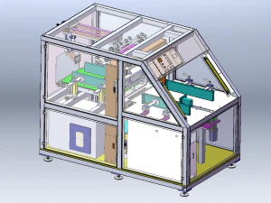 Diaper Packaging Sealing Machine 3D Model