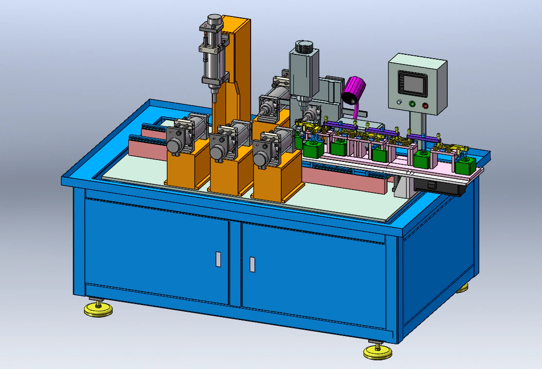 Milling Machine 3D Model .c4d .max .obj .3ds .fbx .stl .blend 