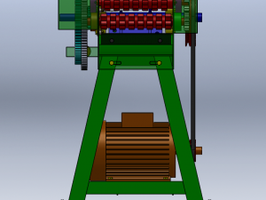 Grass shredder Model 3D