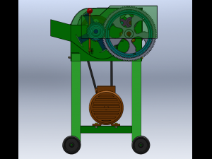Grass shredder Model 3D