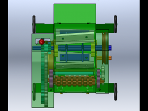 Grass shredder Model 3D