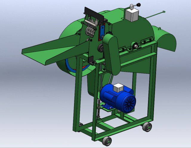 Feed Grinder 3D Model .c4d .max .obj .3ds .fbx .stl .blend 
