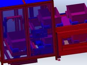 Double-Layer High-Speed Chain Conveyor Line 3D Model