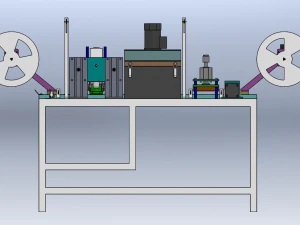 IC Transfer Printing Machine 3D Model