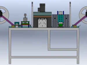 IC Transfer Printing Machine 3D Model