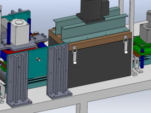 IC Transfer Printing Machine 3D Model