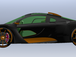McLaren Senna car Modèle 3D