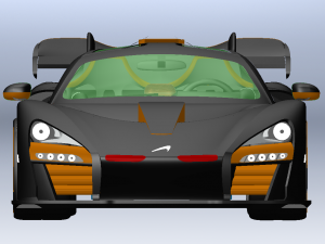 McLaren Senna car Modèle 3D