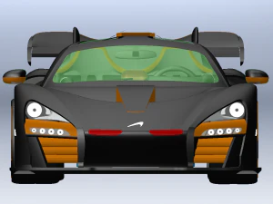 McLaren Senna'nın arabası 3D Model
