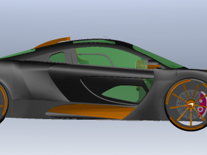 McLaren Senna car Modèle 3D