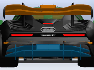 McLaren Senna'nın arabası 3D Model