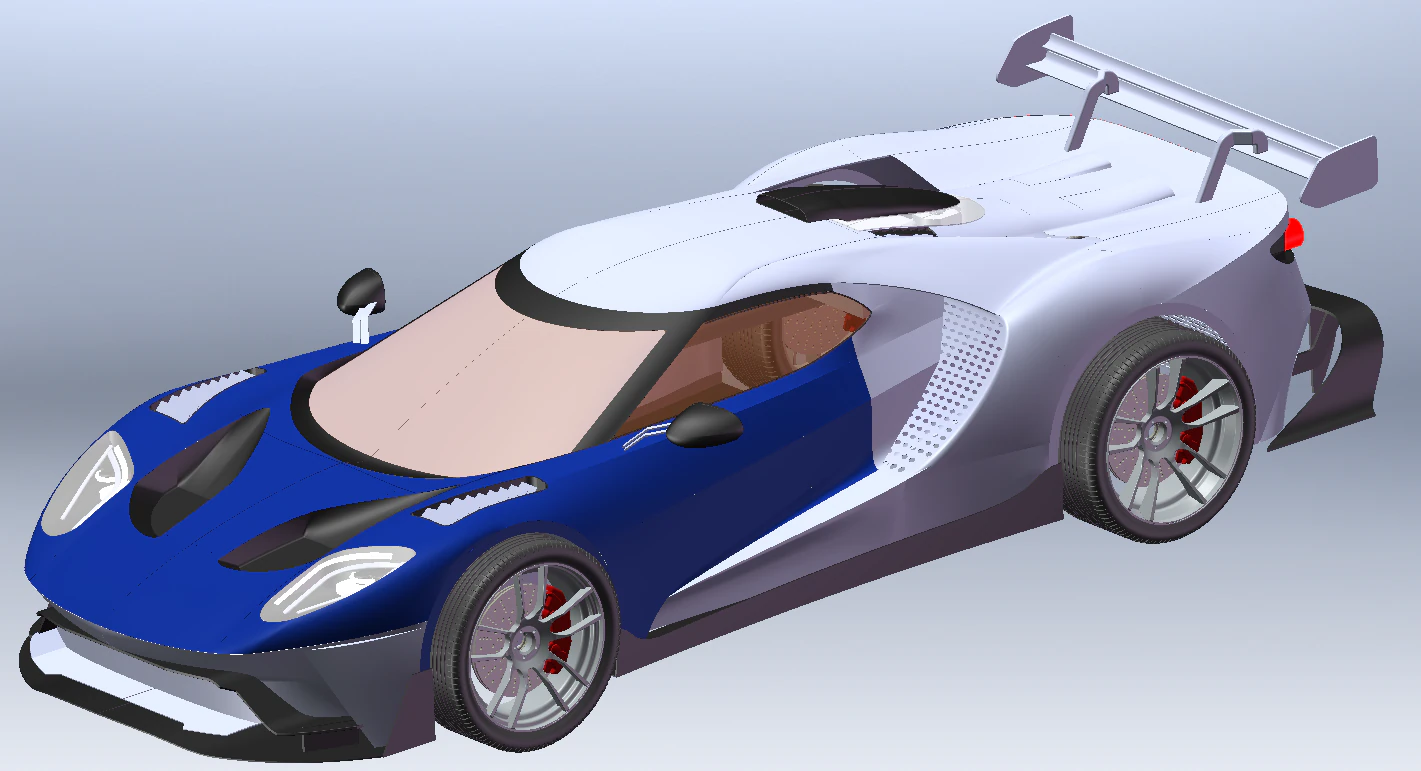 FD GT1 3D Model .c4d .max .obj .3ds .fbx .stl .blend 