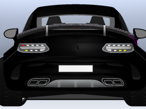 Mercedes Car Model 3D