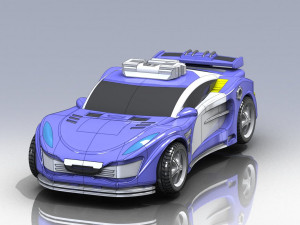 Transformers Car Model 3D