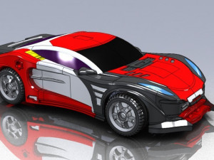 Transformers Car Model 3D