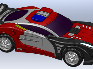 Transformers Car Model 3D