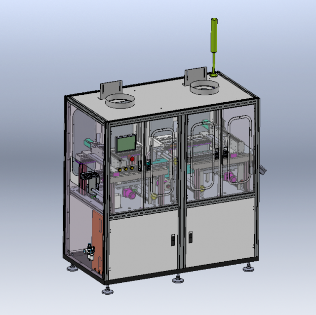 Fully Automatic SMT Coating Machine 3D Модель .c4d .max .obj .3ds .fbx .stl .blend