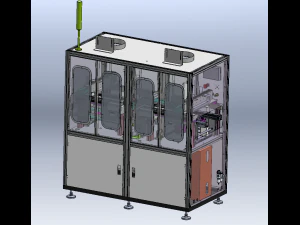 Fully Automatic SMT Coating Machine 3D Model