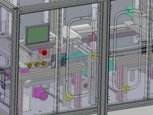 Fully Automatic SMT Coating Machine 3D Model