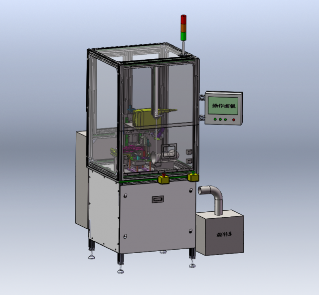 Label Marking Machine 3D Model .c4d .max .obj .3ds .fbx .stl .blend