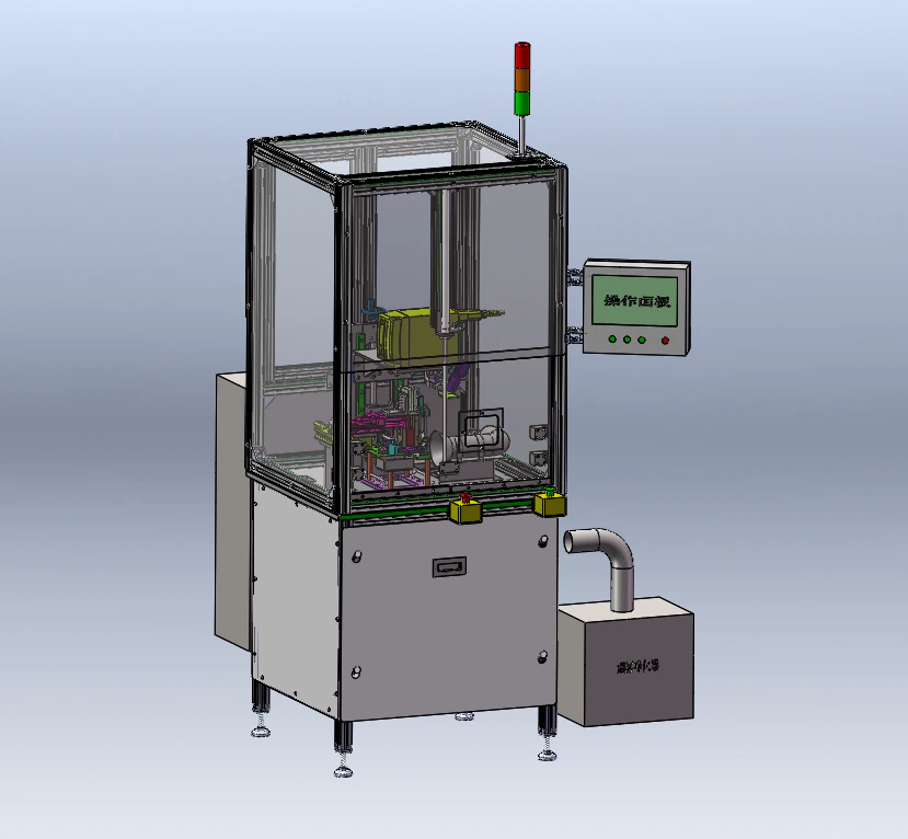 Label Marking Machine 3D Model .c4d .max .obj .3ds .fbx .stl .blend 