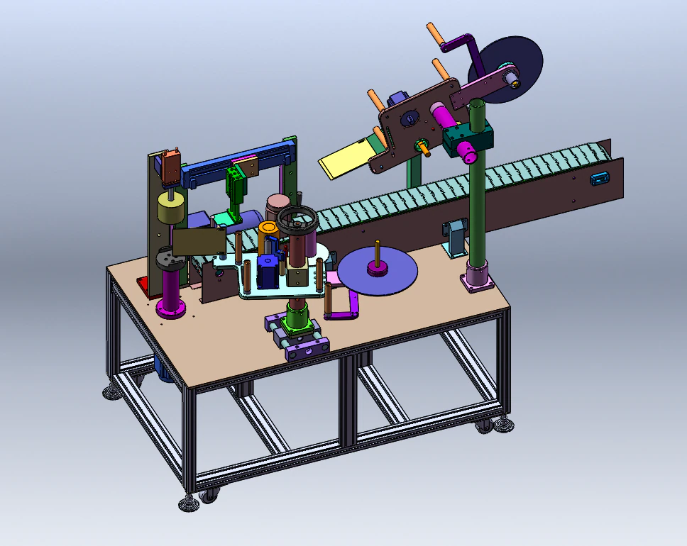 Labeling Machine 3D Model .c4d .max .obj .3ds .fbx .stl .blend