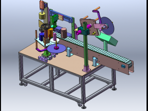 Labeling Machine 3D Model