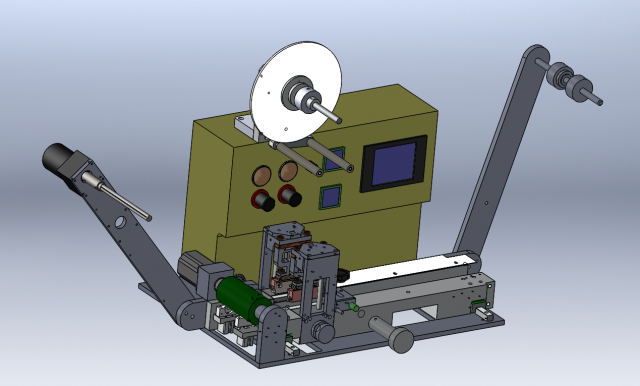Packaging Machine 3D Model .c4d .max .obj .3ds .fbx .stl .blend