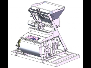 JS500 Concrete Mixer 3D Model