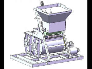 JS500 Concrete Mixer Modelo 3D