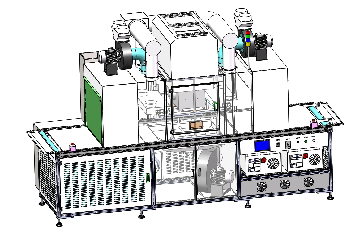 UV Curing Machine 3D Model .c4d .max .obj .3ds .fbx .stl .blend