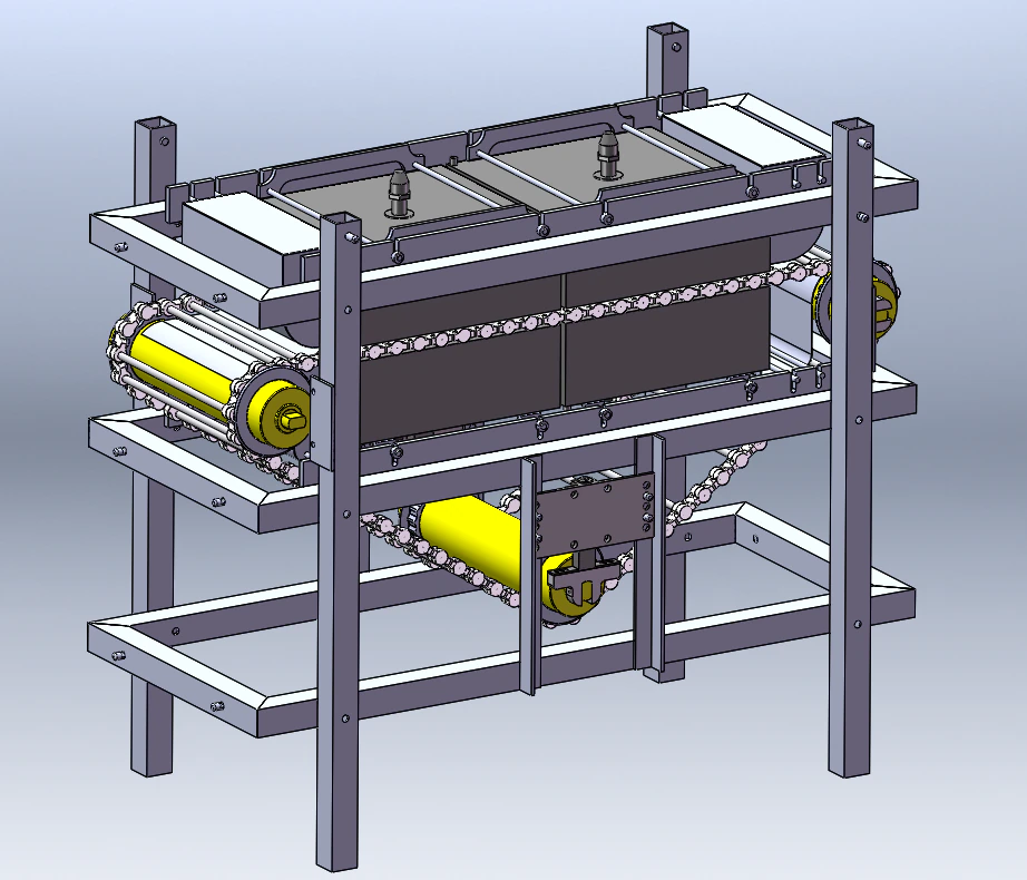 Packaging Food Assembly Machine 3D Model .c4d .max .obj .3ds .fbx .stl .blend