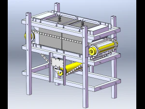 Packaging Food Assembly Machine 3D Model