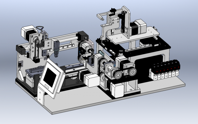 OMEGA WINDING MACHINE 3D Model .c4d .max .obj .3ds .fbx .stl .blend 